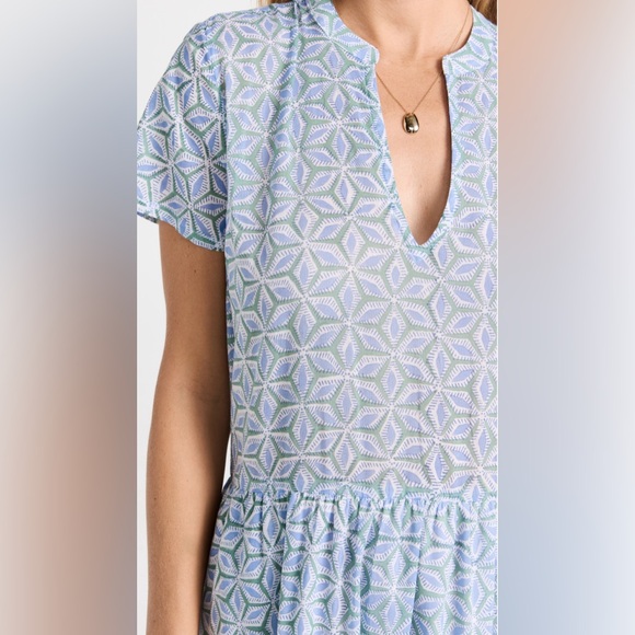 Marea Breakers Dress, Blue Geo, M - Picture 6 of 12